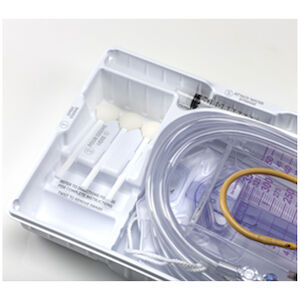 CATHETER TRAY SURESTEP FOLEY 16FR 10CS